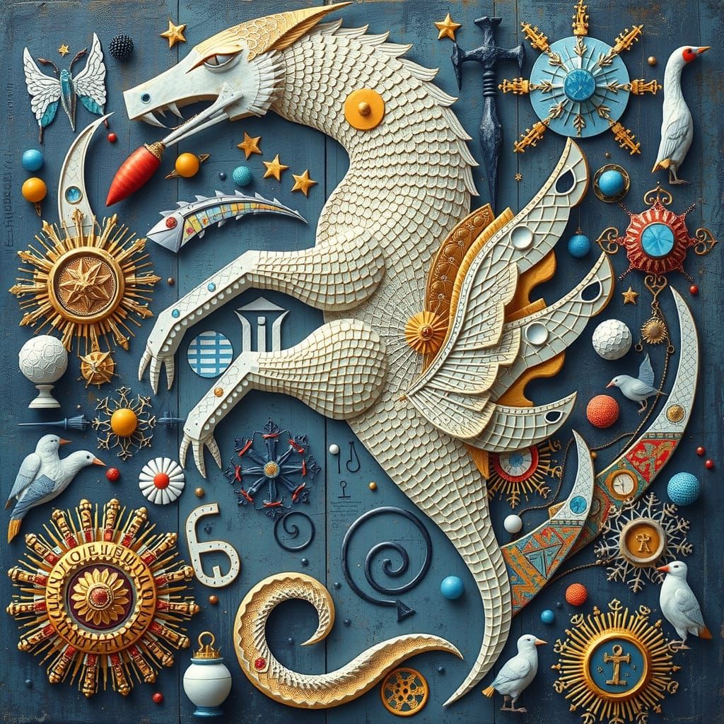 Abstract Art Radiating Positive Qualities