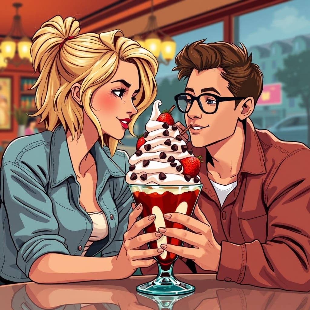 Sweet Surreal Sundae Scene