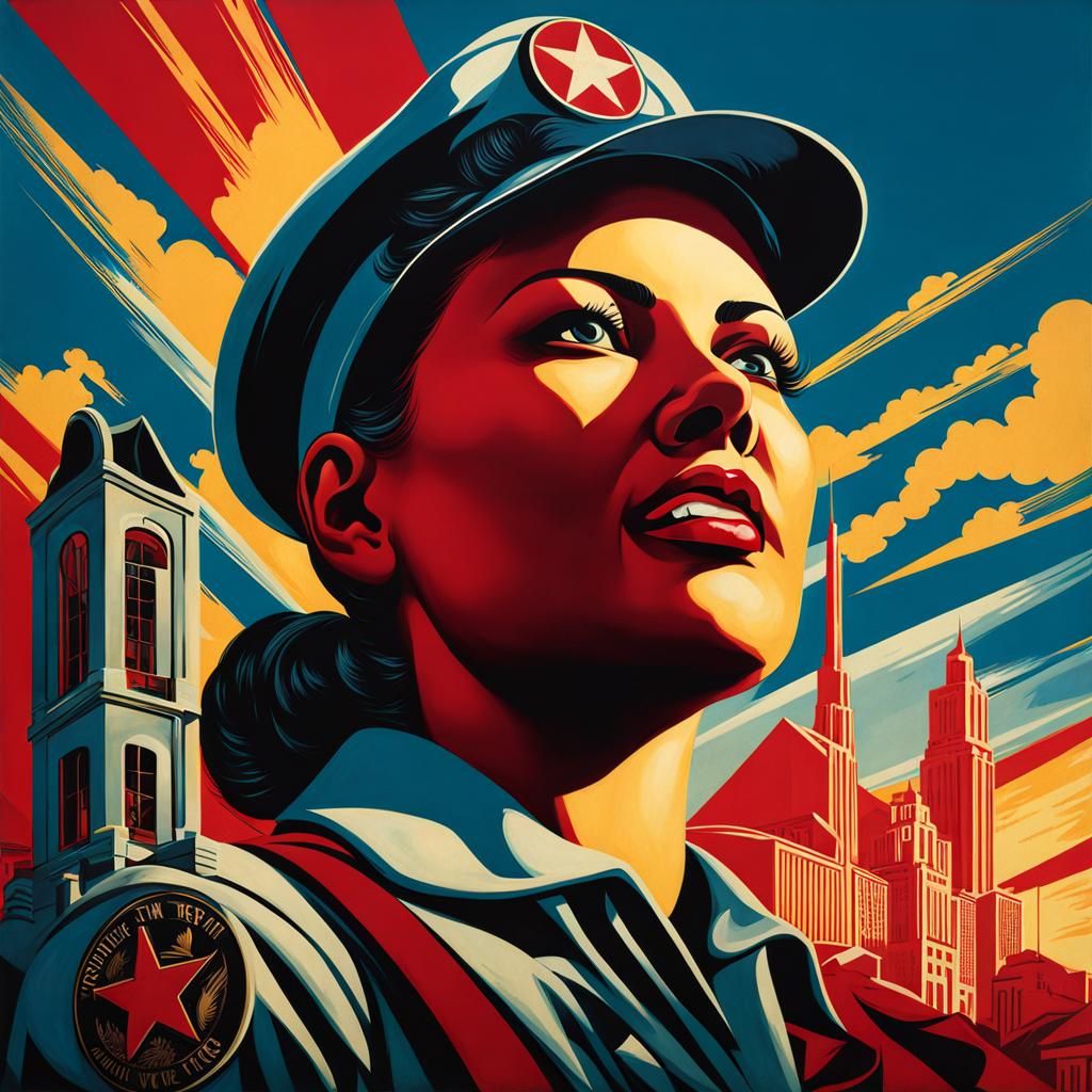 Socialist Mural: Empowering the Woman Worker