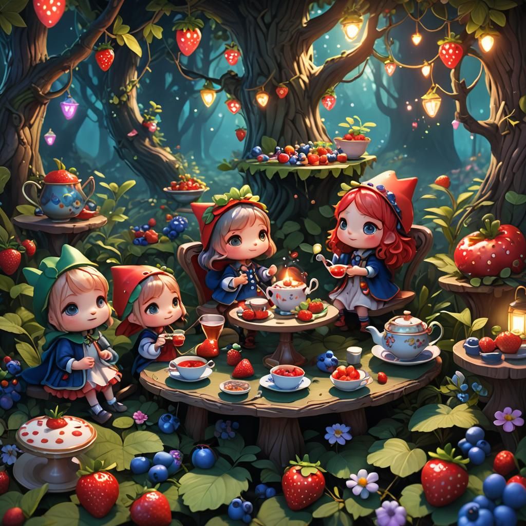 Tea party cuteness overload