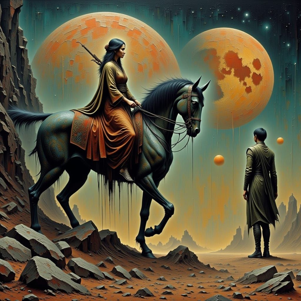 Futuristic Cityscape in the Year 2525