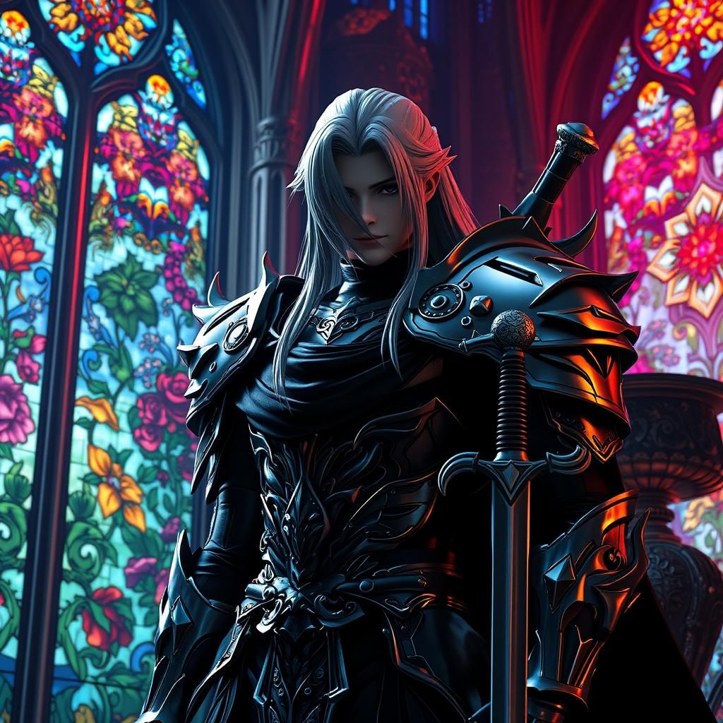 Sephiroth in Stained Glass Bavarian Castle