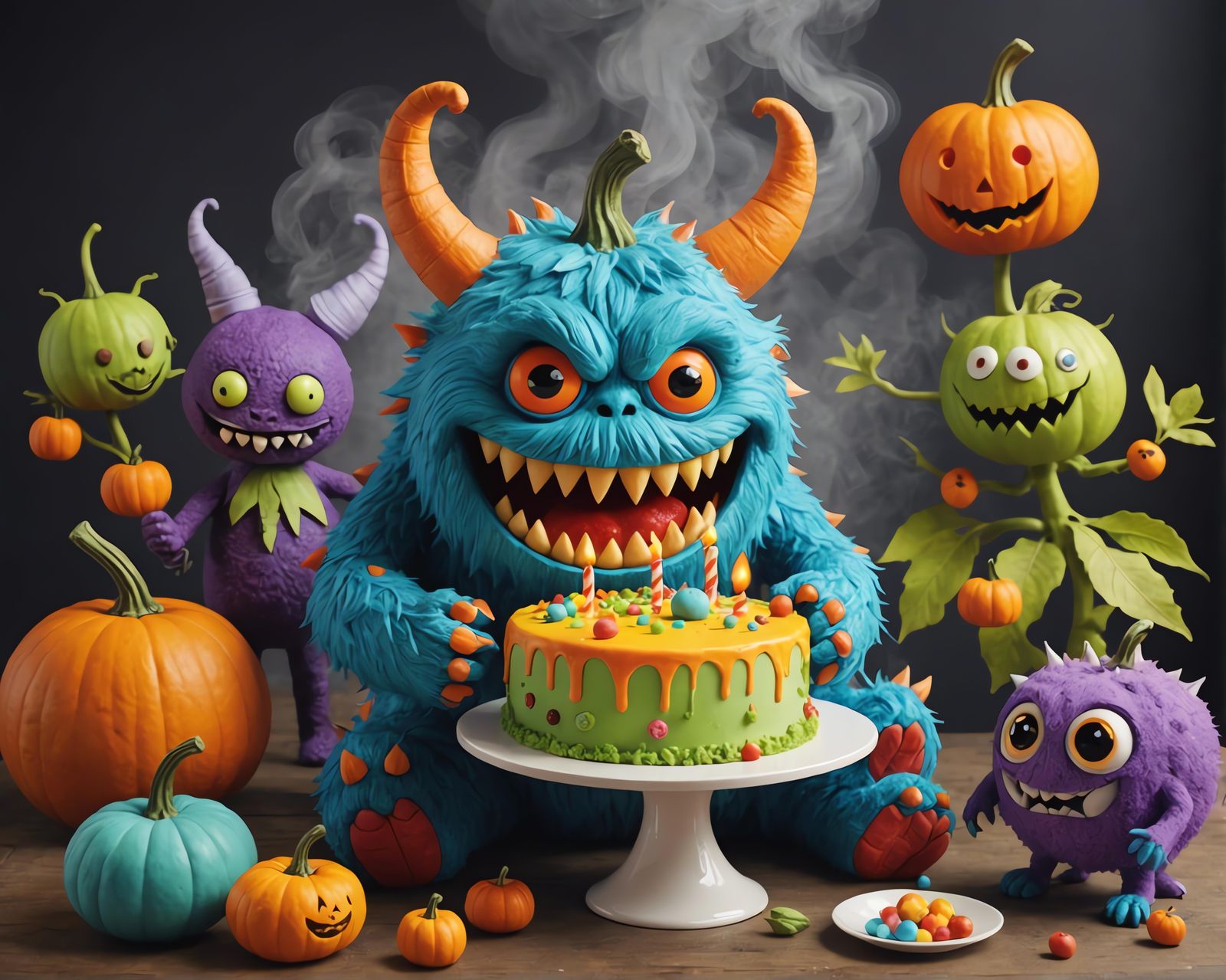 A stage made of Plasticine!