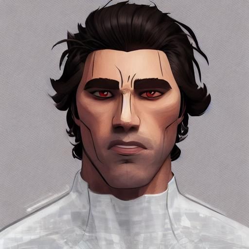 Spider-Man 2099 Face in Neutral Ink Style