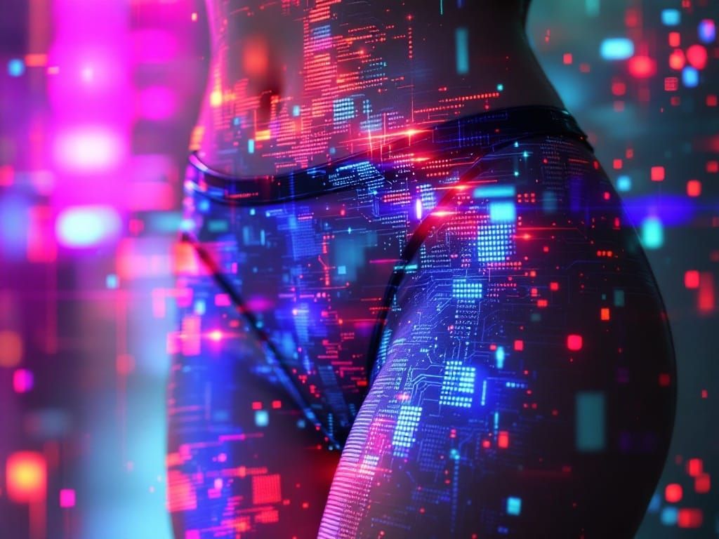 Digital Patterns Unveiled: A Futuristic Cityscape