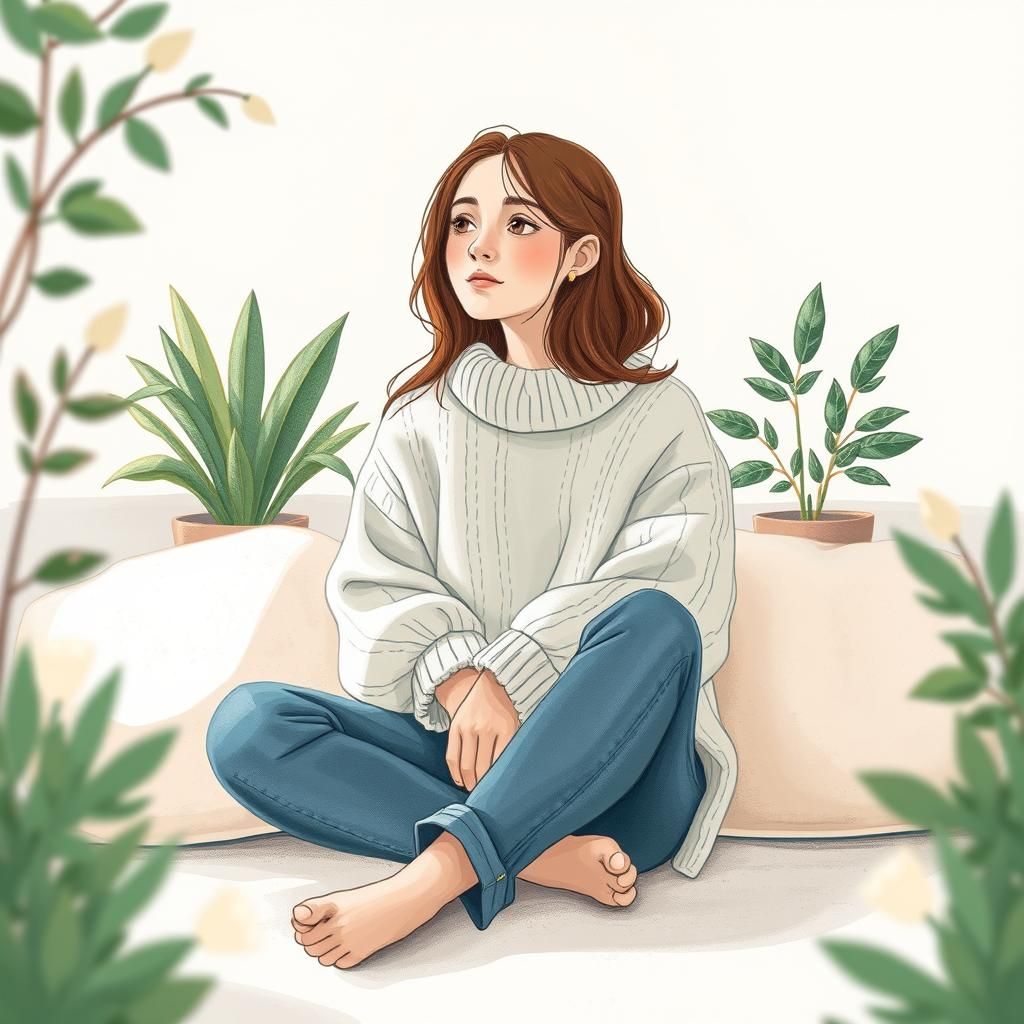 Serene Support Network in Soft Focus Style