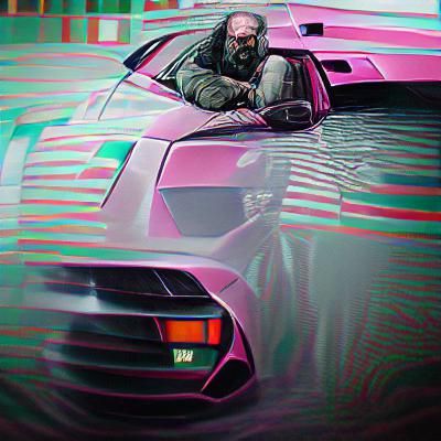 Doctor in Lamborghini: 80s Retro Fashwave