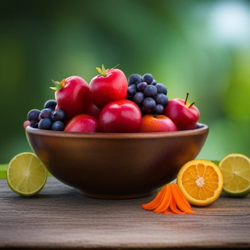 Ancient Fruit Bowl Still Life Photo