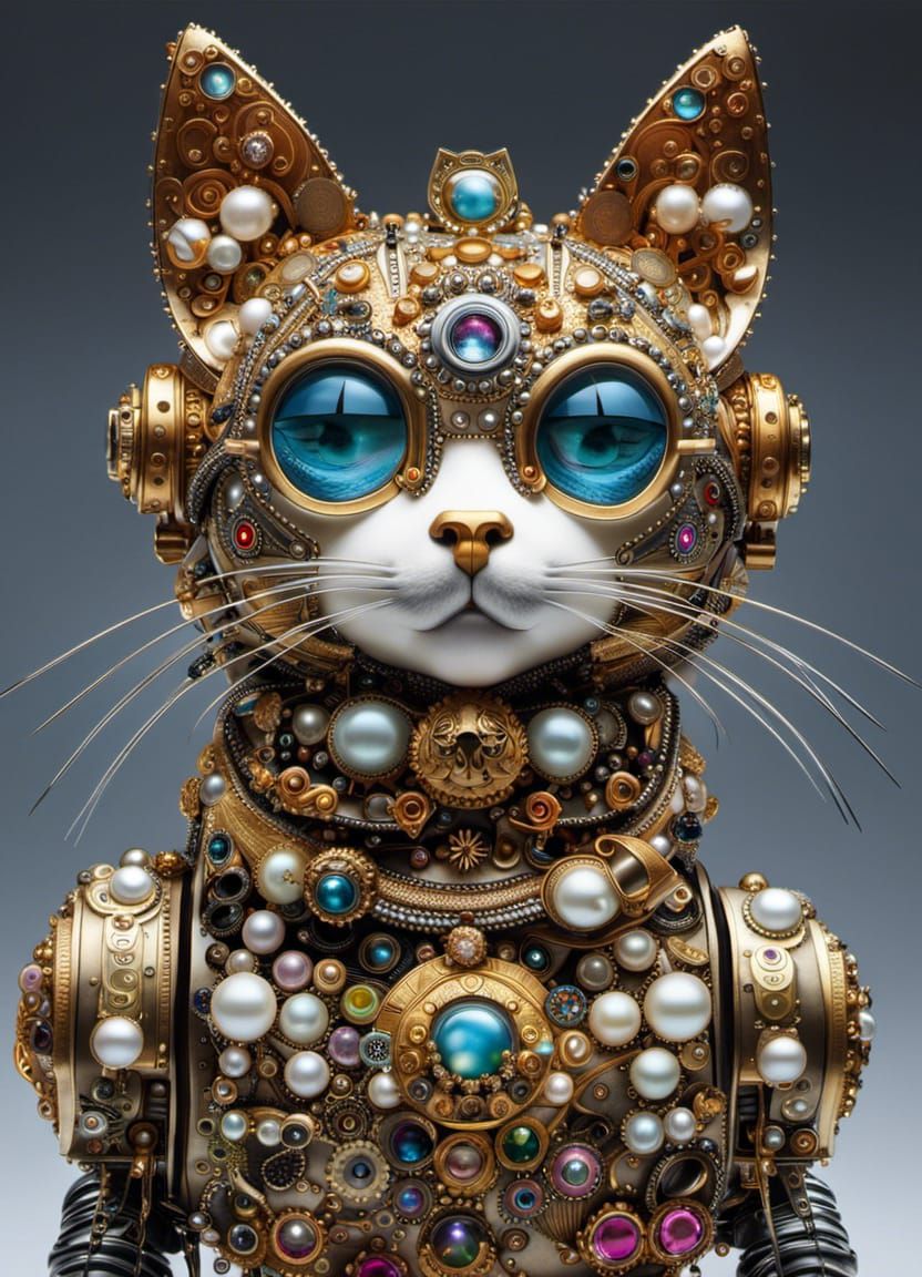 Luxury android cat