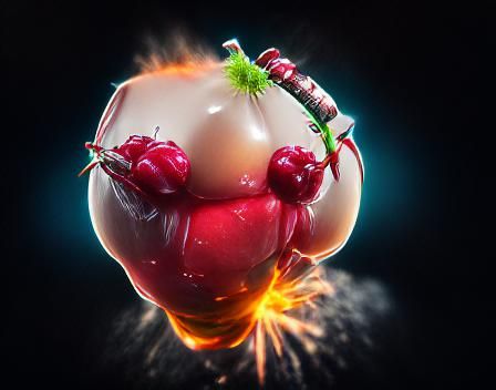 Cherry Grenade Image Generated by AI