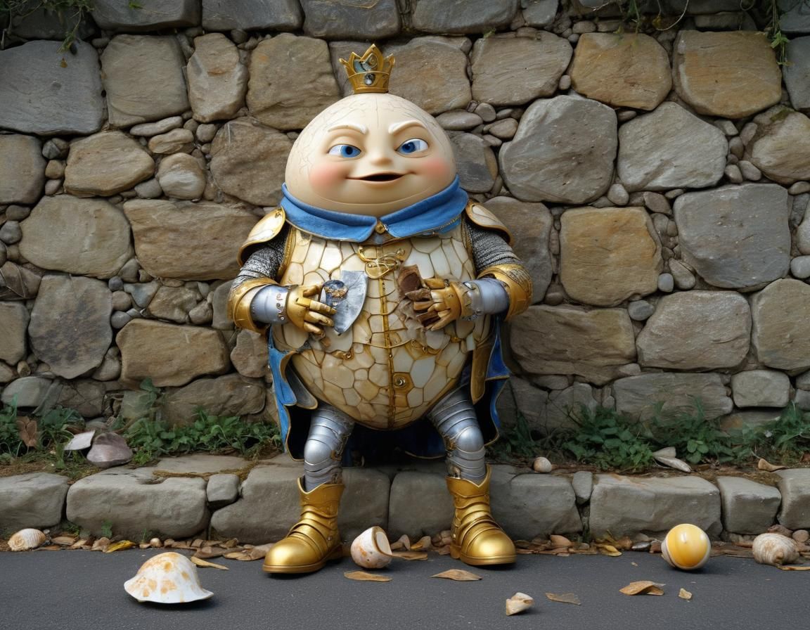 Cracked Whimsy: The Tale of Humpty Dumpty's Shattered Shell