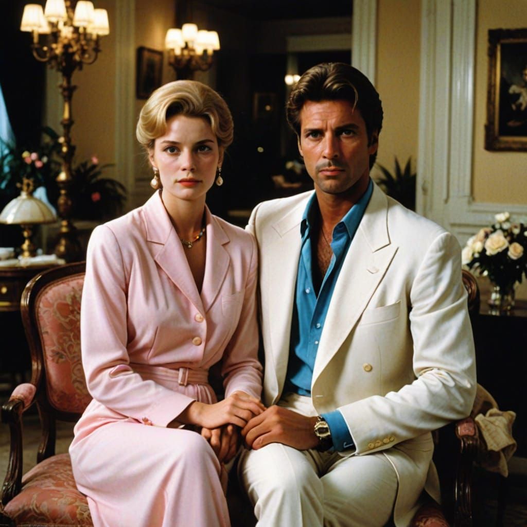 Fanny and Alexander in Miami Vice Style