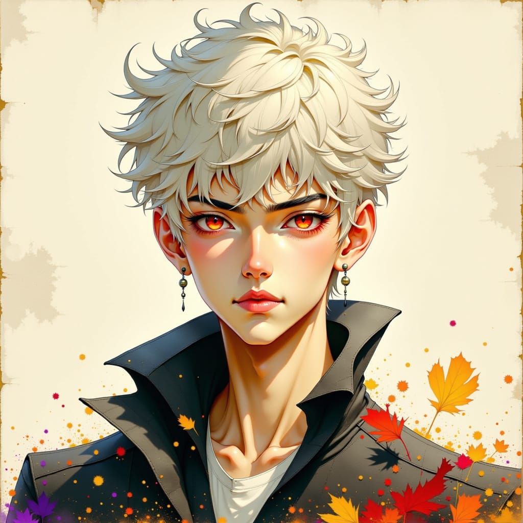 Anime-Inspired Portrait of a Korean Prince
