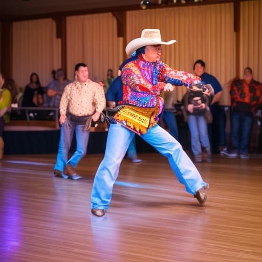 Kabuki Cowboy Line Dancing