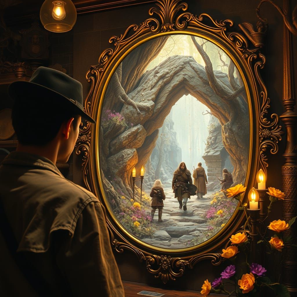 Parallel Universe Discovered in Antique Mirror