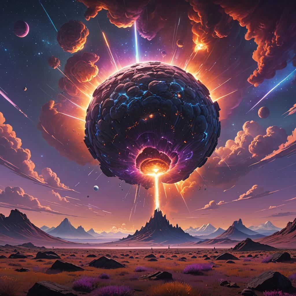 Exploding Star at the Heart of a Galaxy