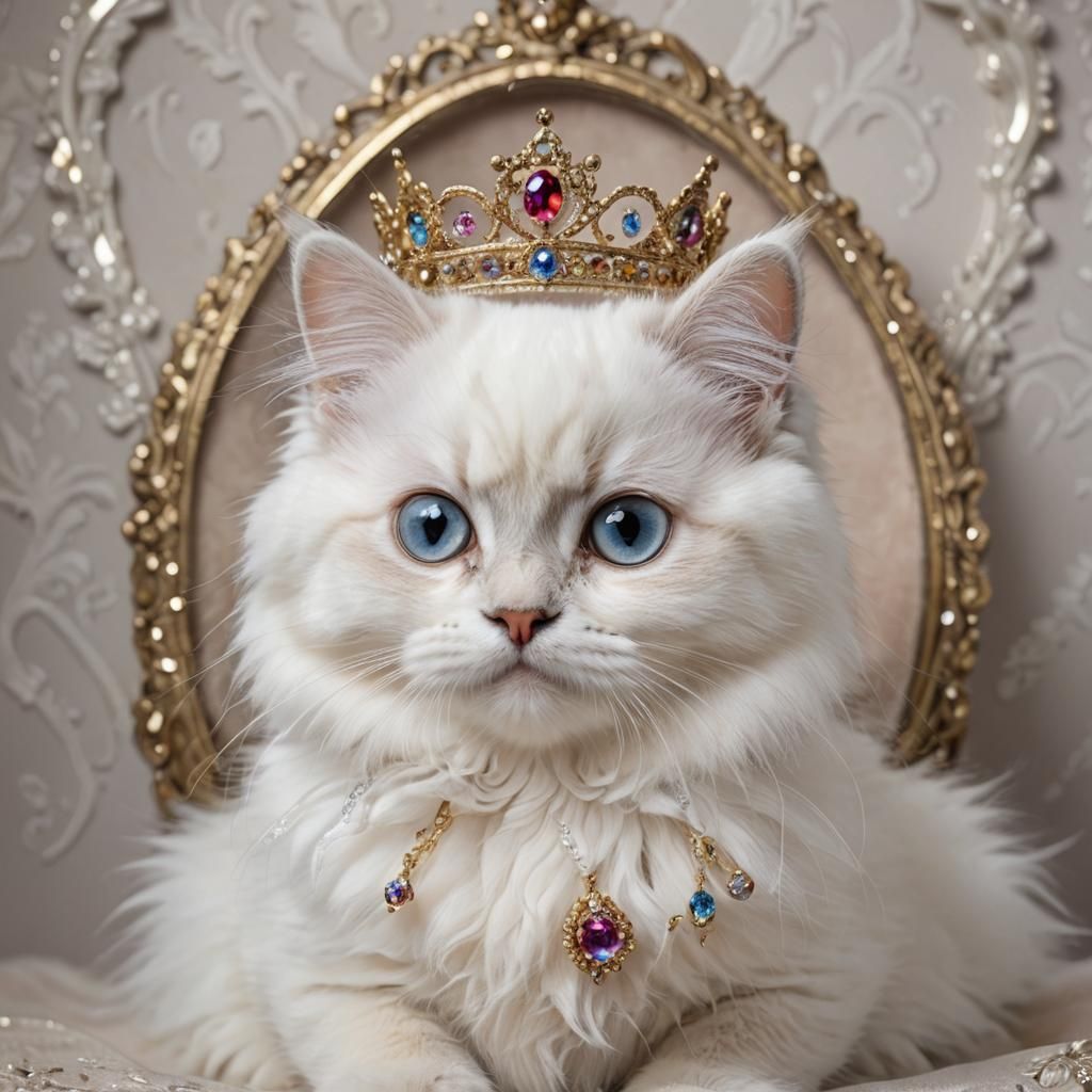British Longhair Kitten Beauty Queen