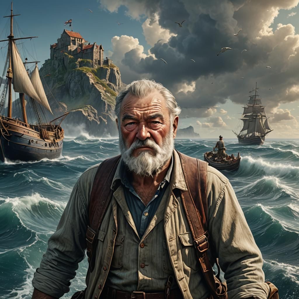 The Old Man and the Sea: Realistic Matte Painting