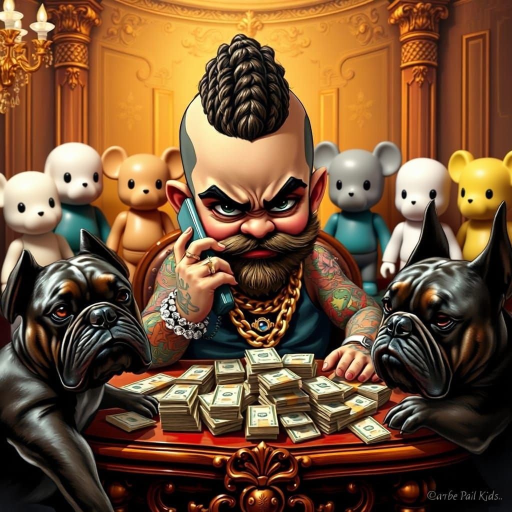 Gritty Garbage Pail Kid Lord of Luxury