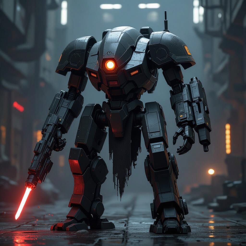 Darth Varnak in Oblivion Frame Mech: Cyberpunk Style
