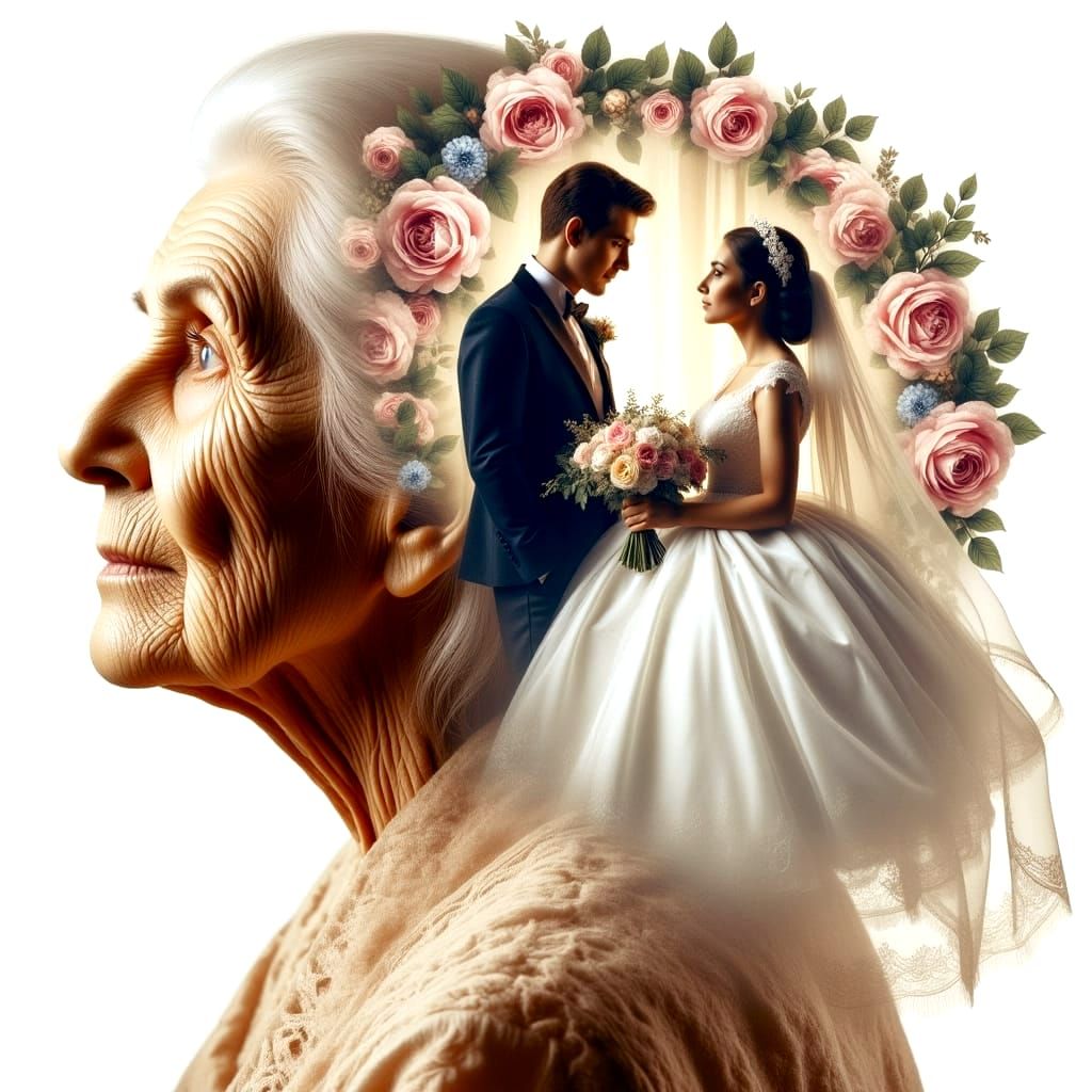 Elegant 1950s Bride Still Radiates Love and Beauty in Timele...