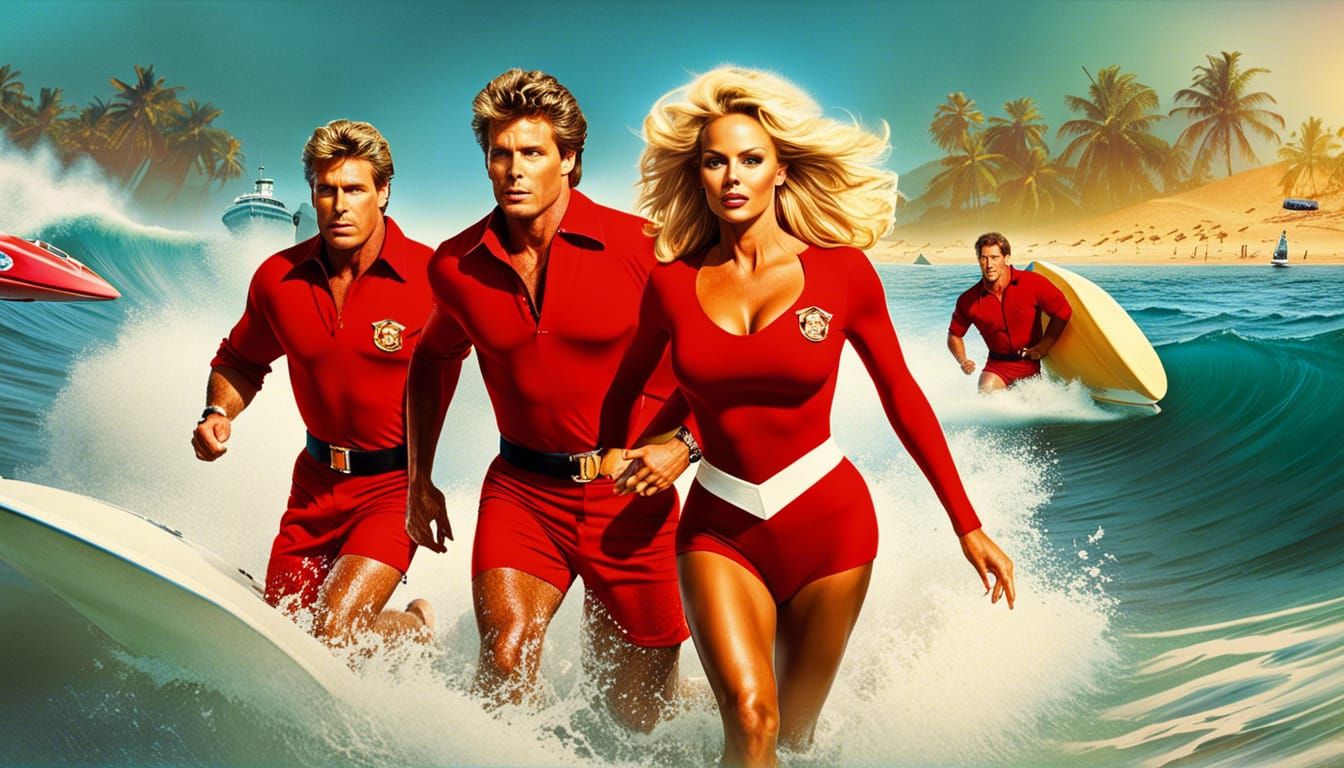 An action tribute the the 80s classic Baywatch