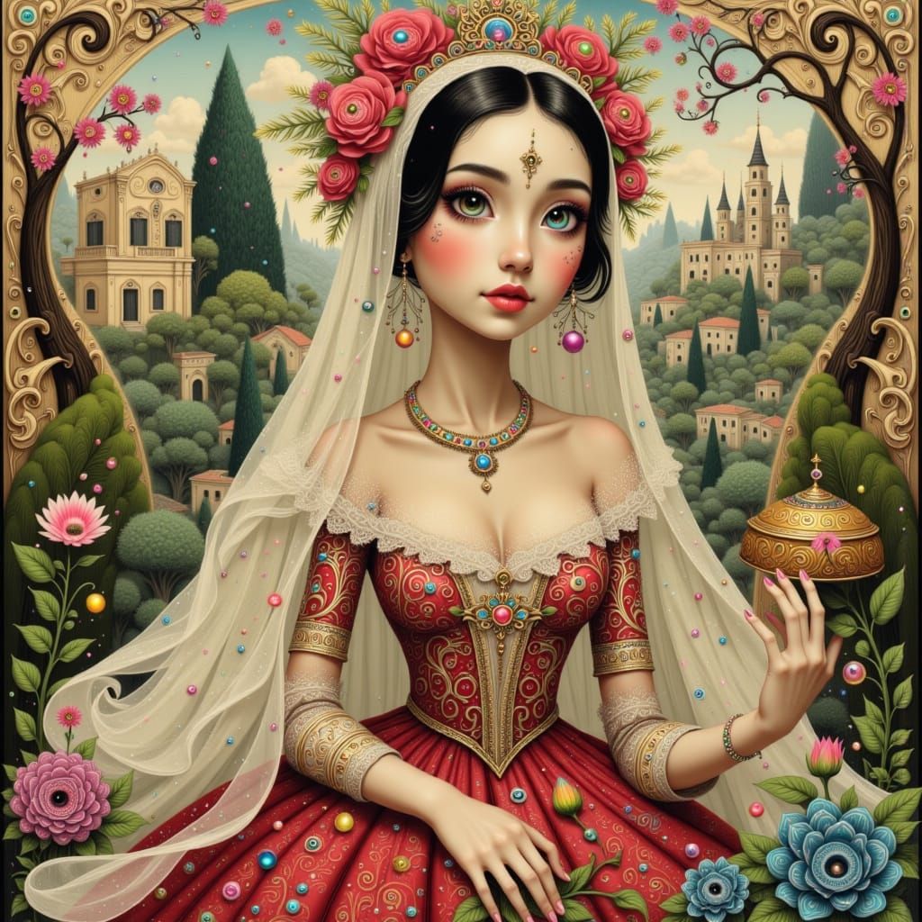 Ċiklemfusa in Art Nouveau Style at King's Palace