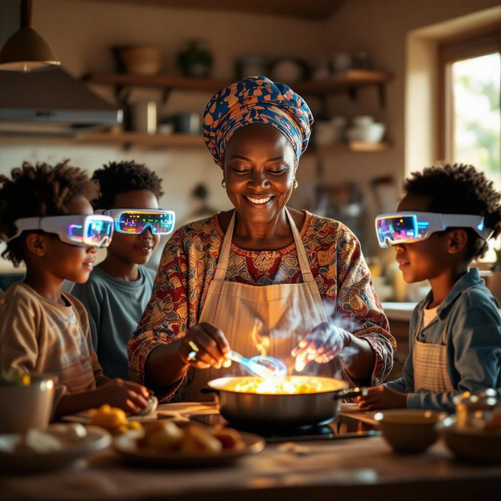 Future Nostalgia: Family Cooking with Holographic Tools