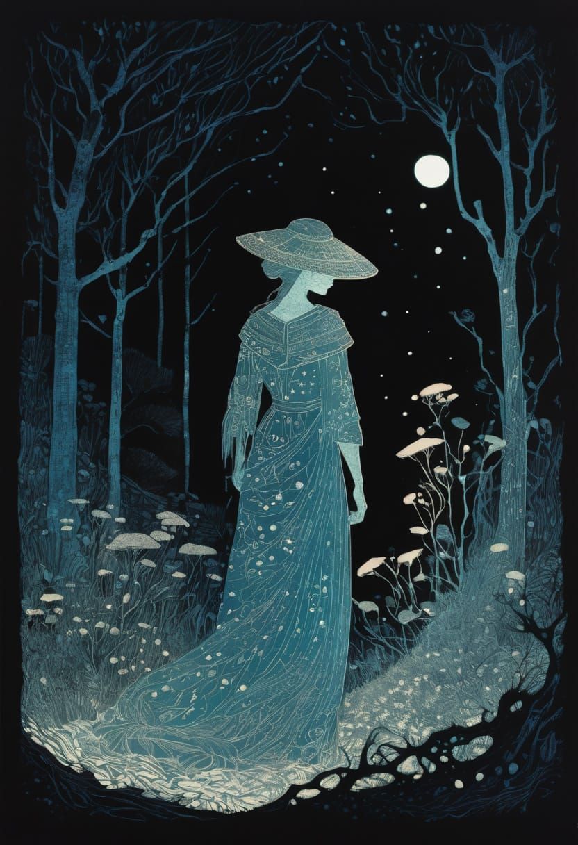 Etching and Aquatint Artistic Techniques Combined