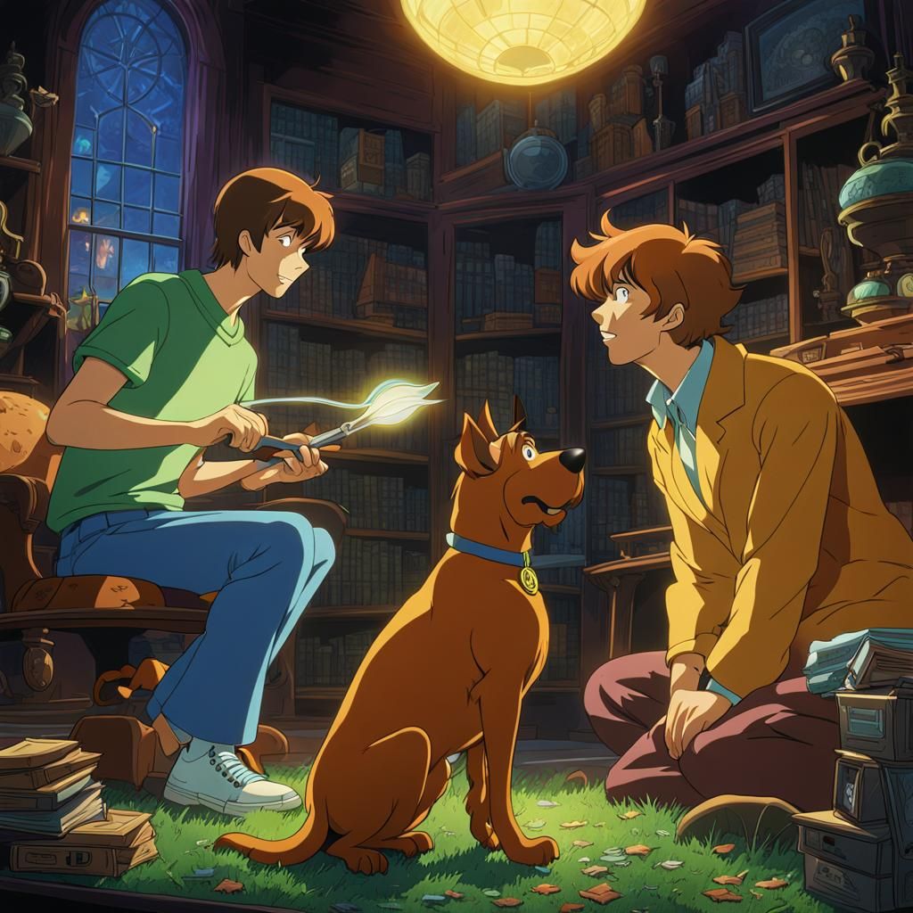 Scooby-Doo and Shaggy Solve a Mystery: Anime Style