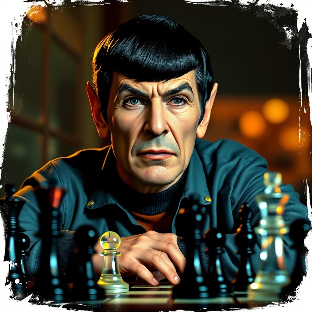 Spock's Chess Move in a Vibrant Minneapolis Scene