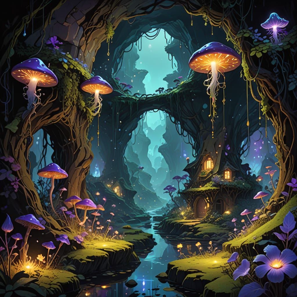 Whispers of a Forgotten Realm: Enchanted Goblins in Mystical...