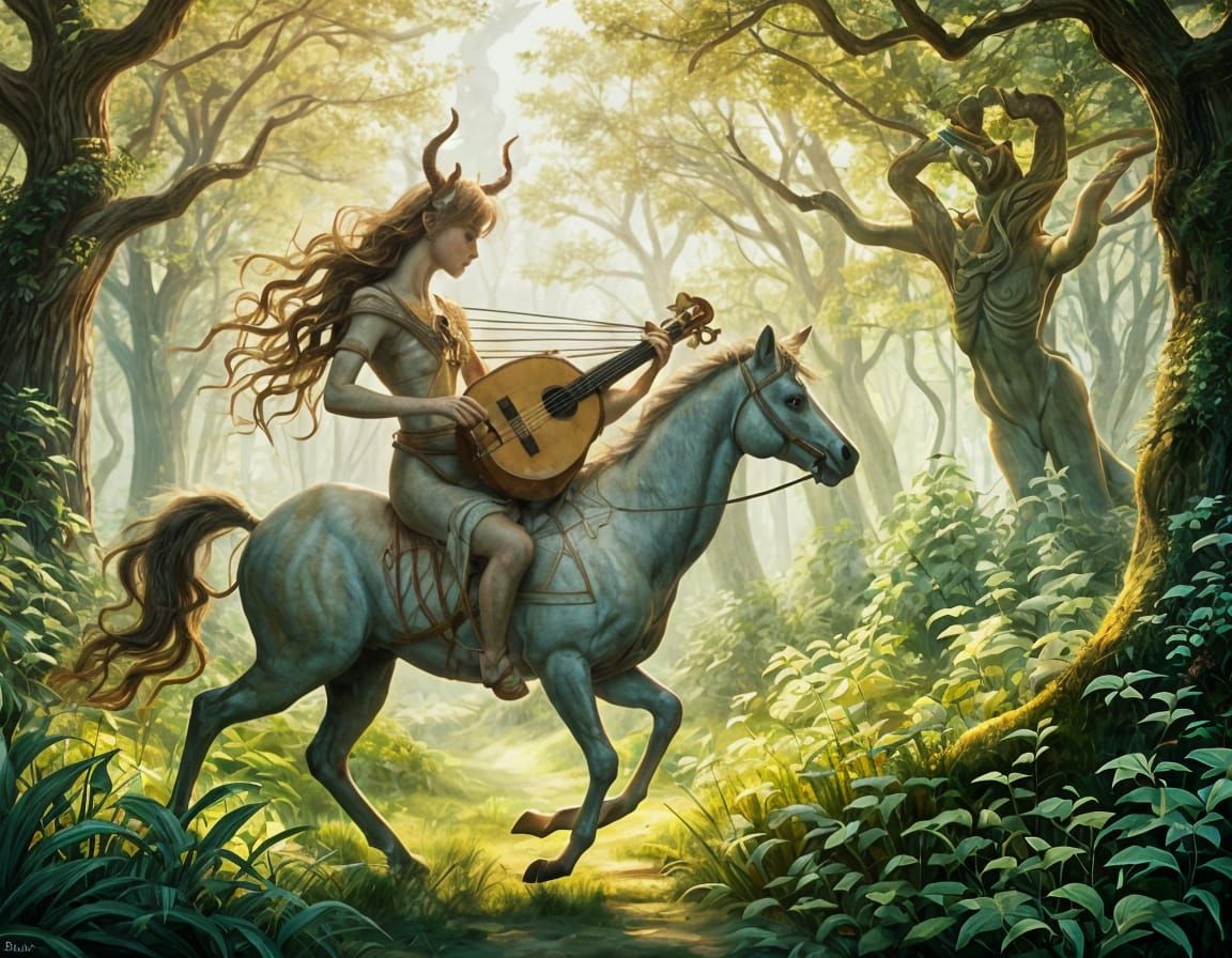 Centaur in Harmony with Nature