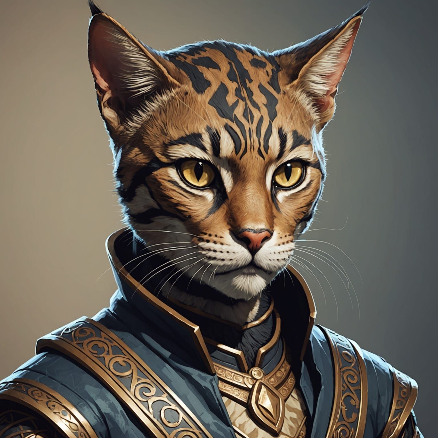 Khajiit: A Humanoid Cat Person