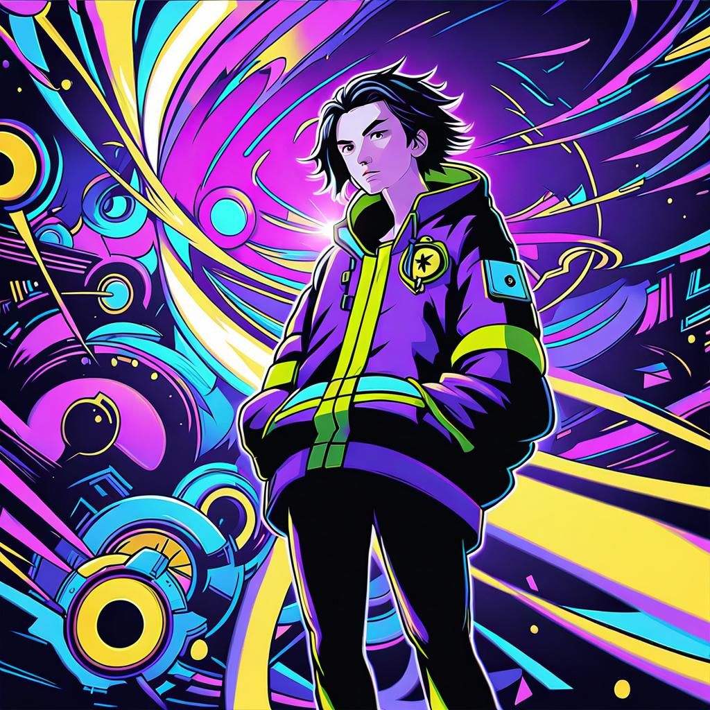 Dimensional Pocket: Vibrant Anime-Style Adventure