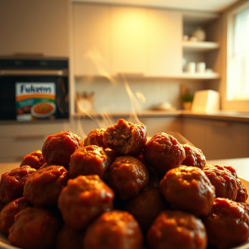 Magical Multiplying Meatballs in Cinematic Style