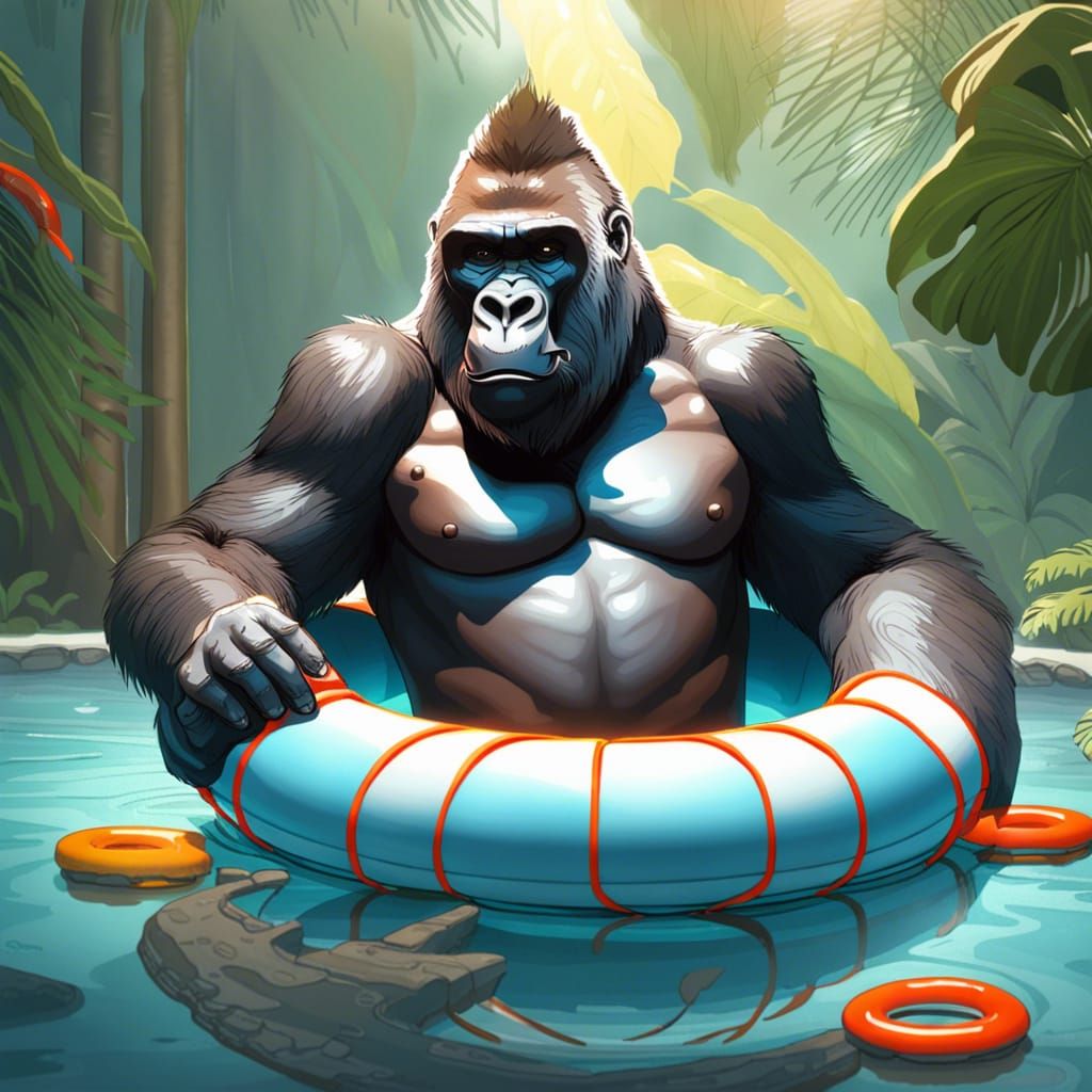 On his Hols..🦍🛟