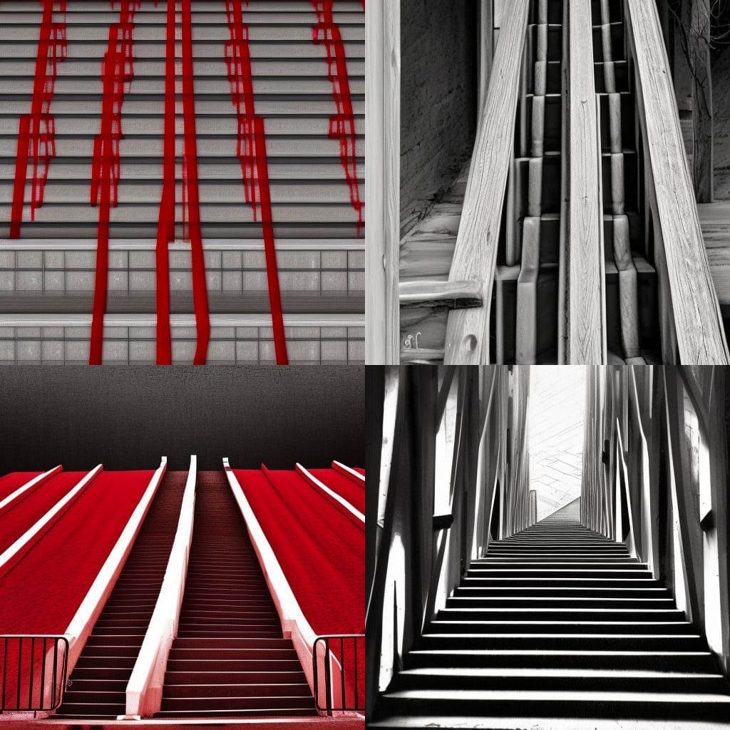 Stairway to Heaven and Hell Concept