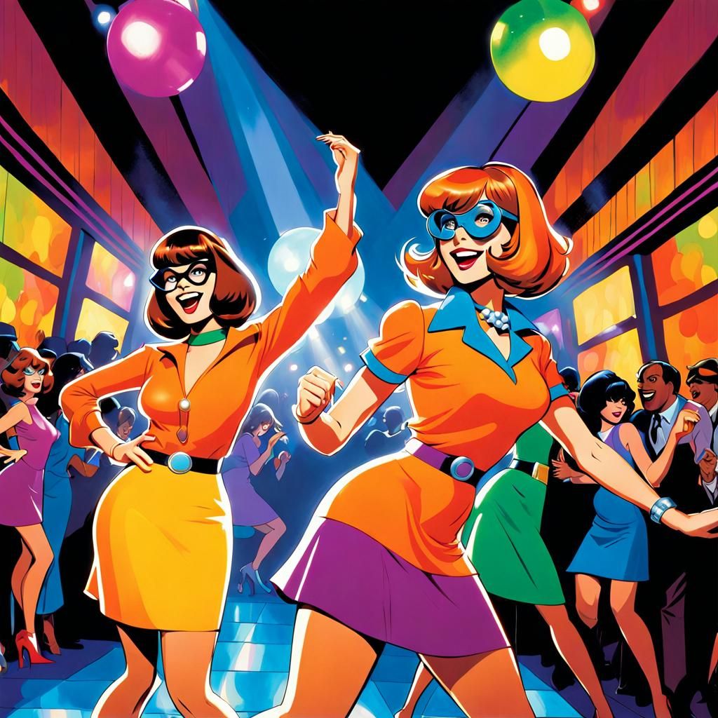 Velma and Daphne Get Down in Funky Disco Style