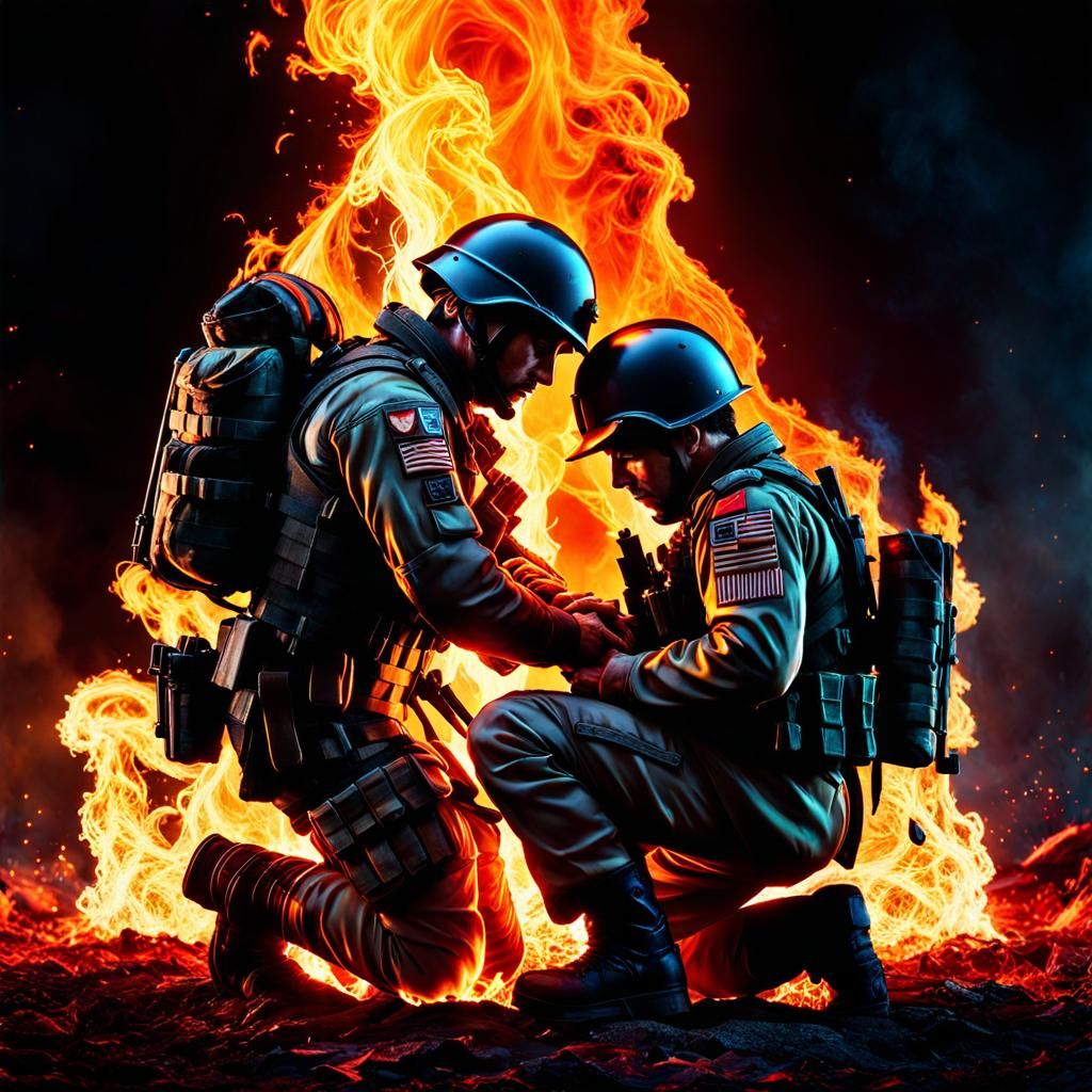 War is like a monster and fire, never ever