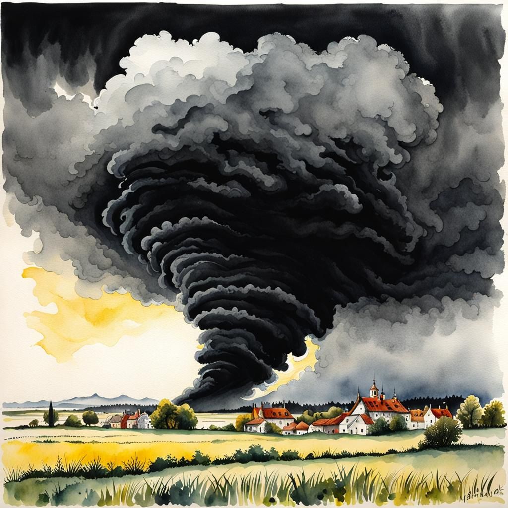 Tornado in southern Germany