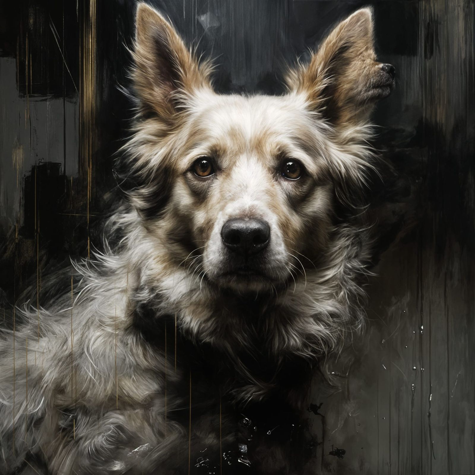 Hyperrealistic Dog Inspired by Masters in 4K