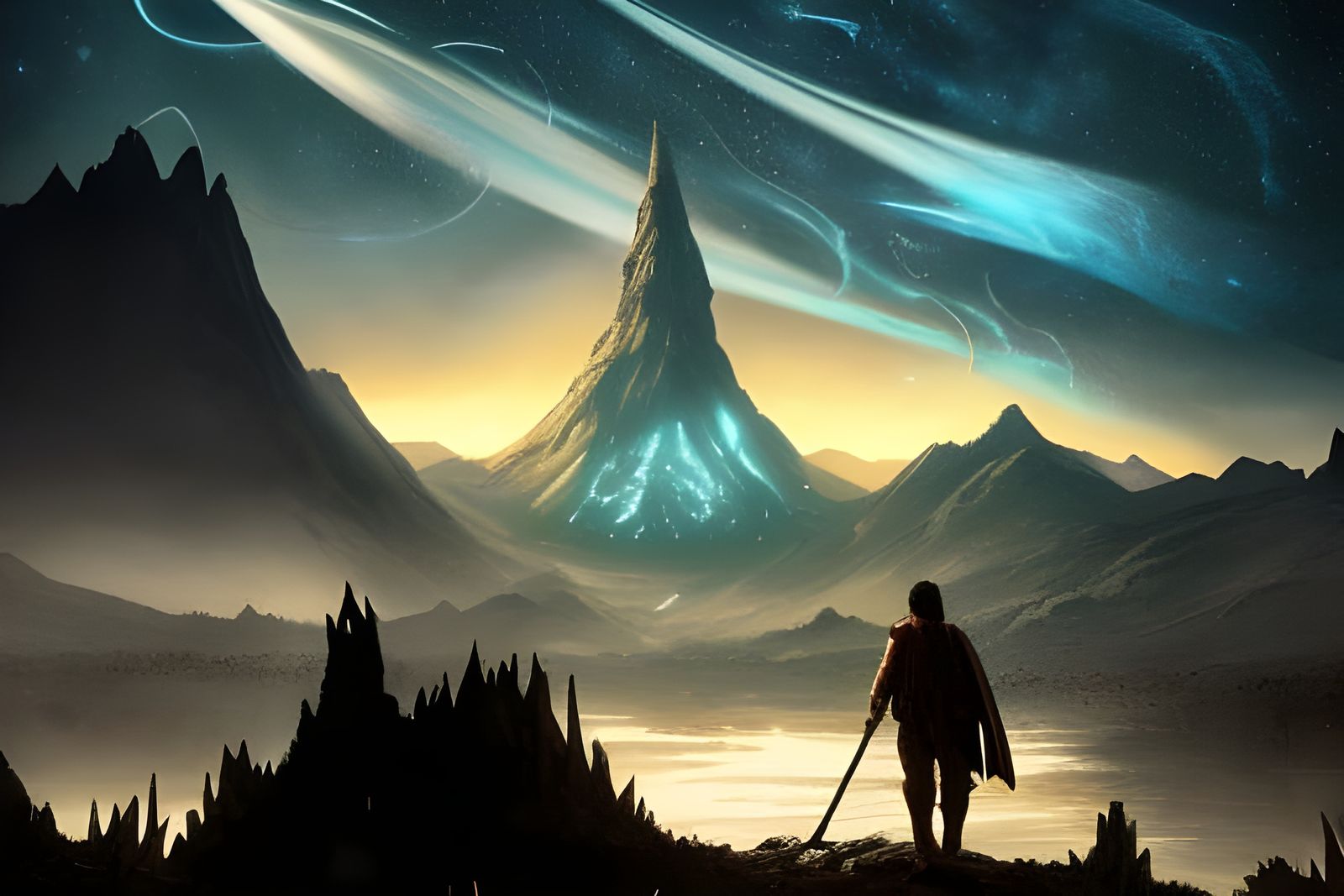 Hobbits in Mordor: A Fantasy Landscape