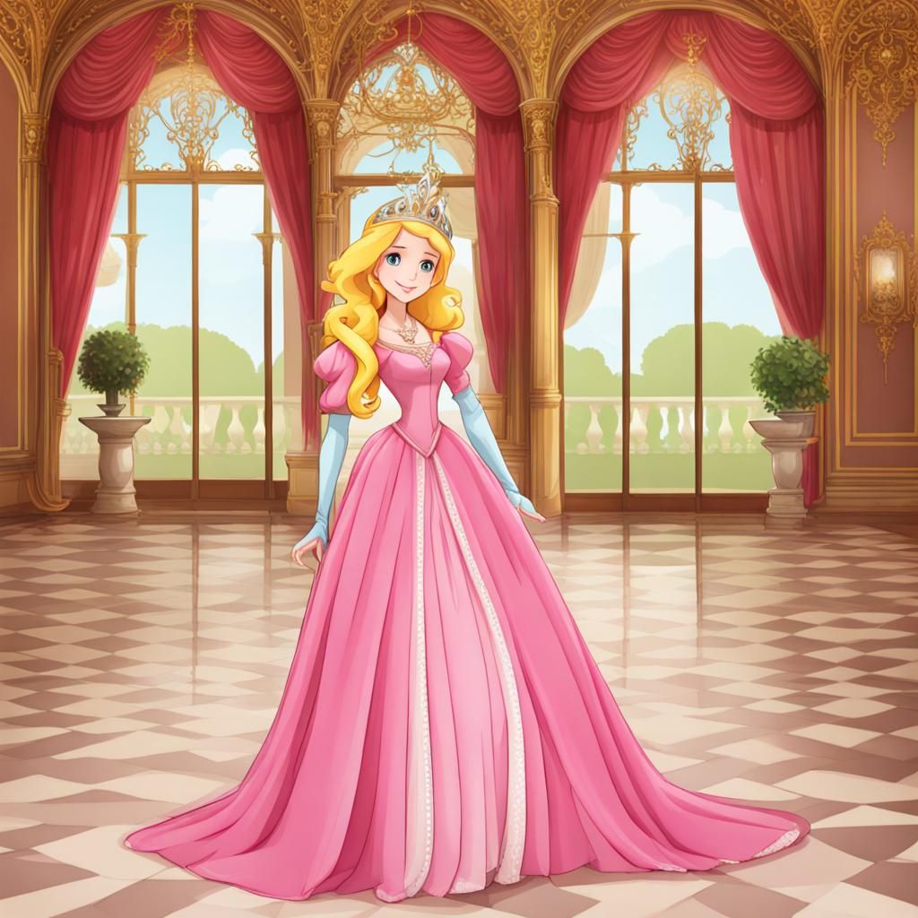Princess at Palace AI Generated Image