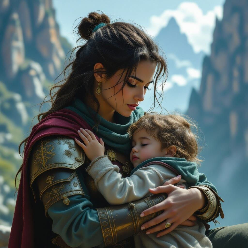 Warrior Mother Protects Children Through Time
