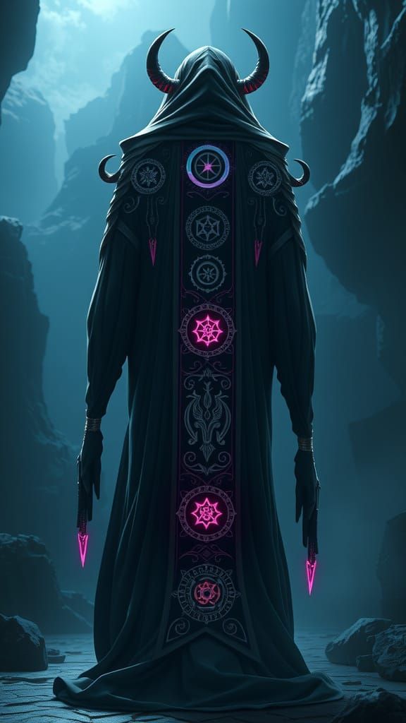 Mystic Shadows: A Dark Fantasy Robe
