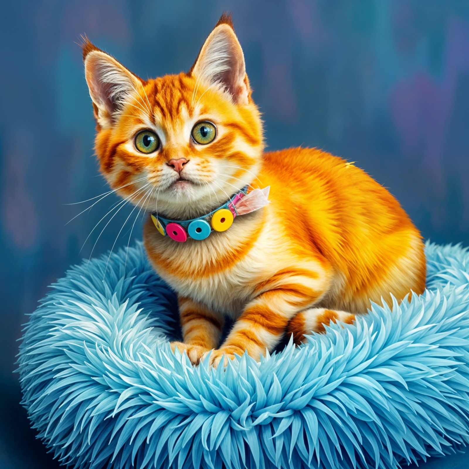Cute Kitten Portrait