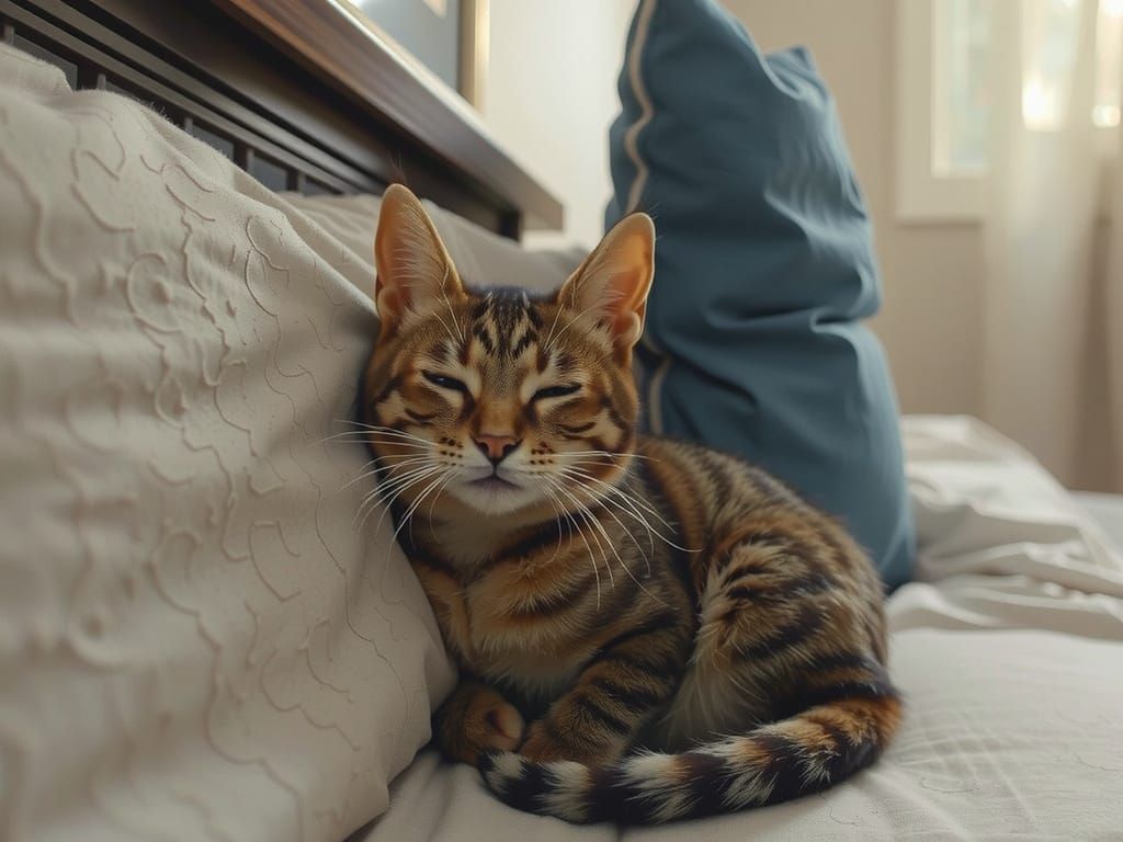 Peaceful Sleep in Dreamy Artistic Style