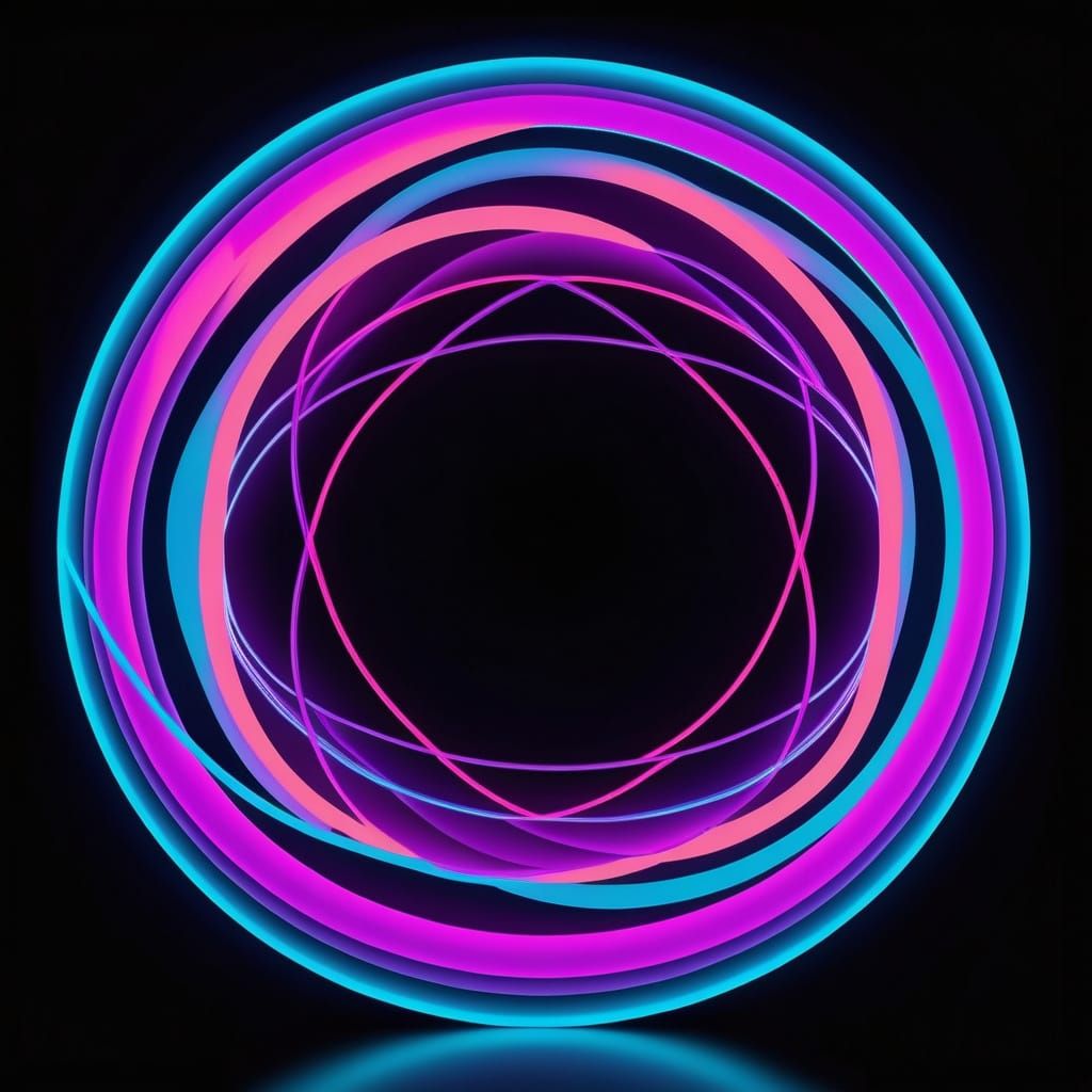 Glowing Orb in Infinite Space