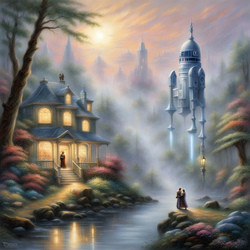 Ethereal Star Wars Fantasy in Hyperdetailed Style